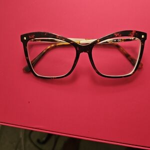 Tortoise Shell Square Cateye Prescription Glasses
